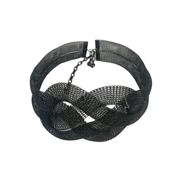 Rare Knot Handcrafted Copper Sarah Cavender Metals Wide Mesh Belt Brutalist MCM - Picture 1 of 5